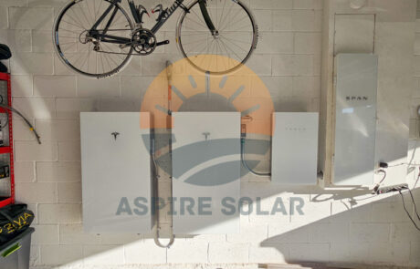 Aspire Solar residential solar panel installation on a home at Broad River Avenue.